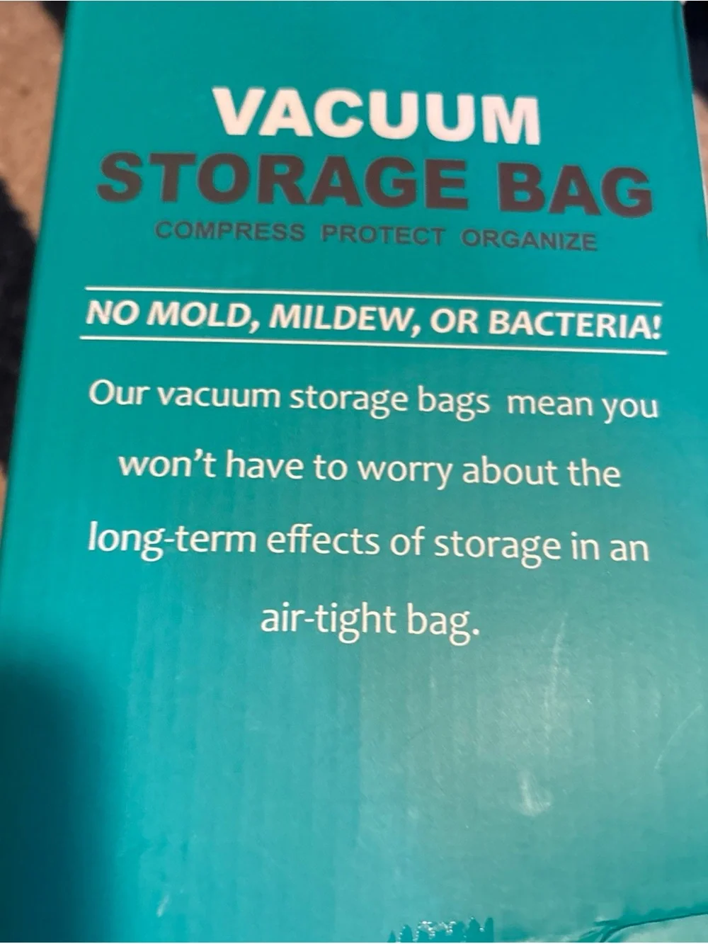 Essentials Vacuum Storage Bags with Blue Valve and Blue Pump